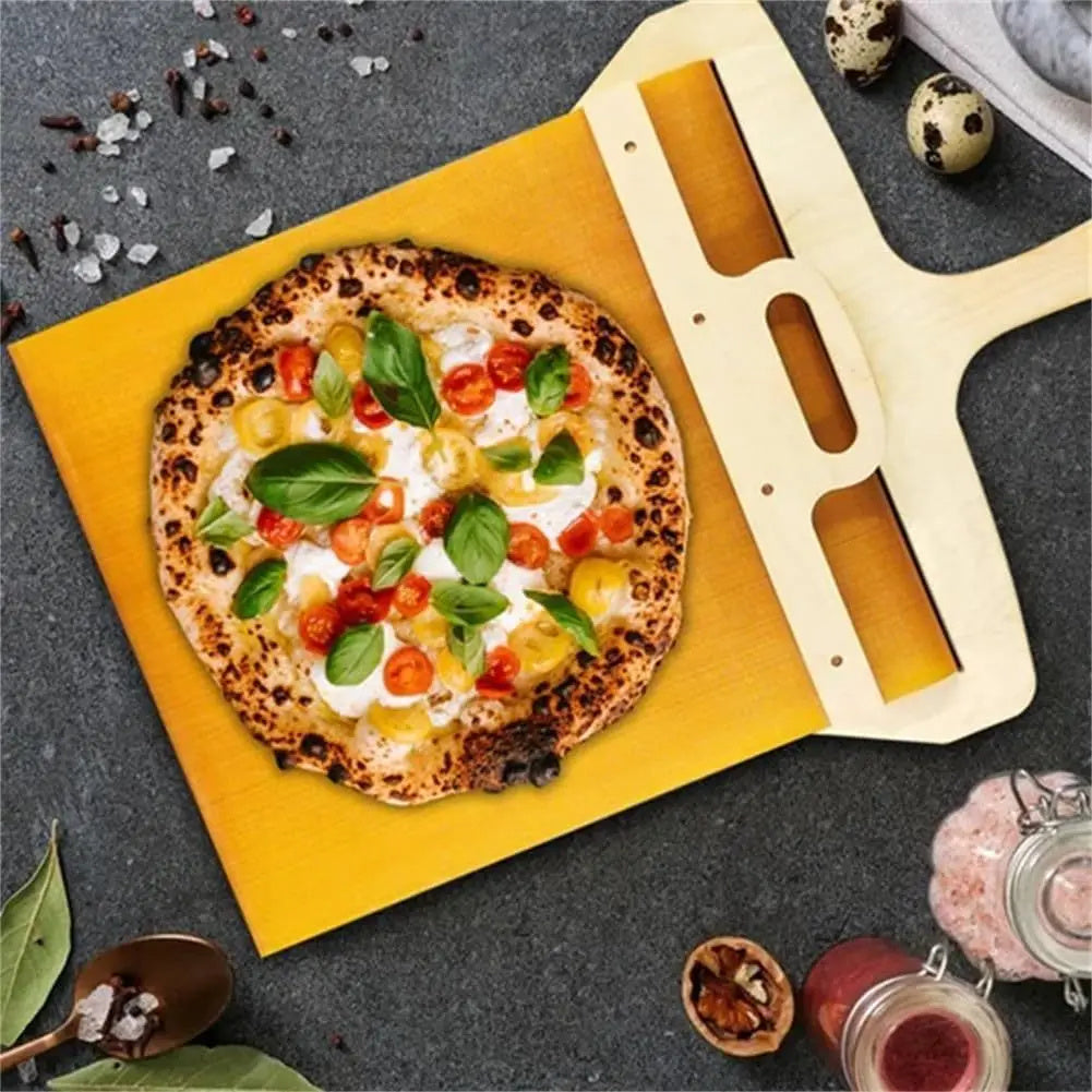 Sliding Pizza Paddle – Smooth Oven Transfer, No Sticking